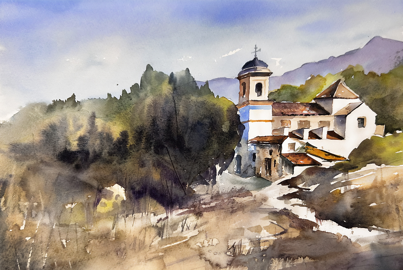 st josephs painting - by Les Darlow